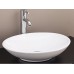 Designer Above Counter Large Oval Bathroom Vanity Ceramic Basin Sink Bowl 1130