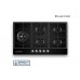 Kleenmaid Gas Cooktop With Black Glass Top 900mm GCTK9011