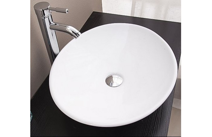 Designer Above Counter Large Oval Bathroom Vanity Ceramic Basin Sink Bowl 1130