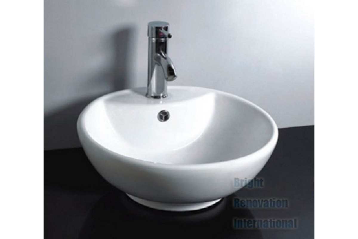 Round Basin Bathroom Vanity Table Style