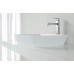 Designer SORRENTO SlimLine White SOLID SURFACE STONE Vanity Sink Basin Bowl