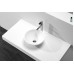 Designer SPRING Round White SOLID SURFACE STONE Vanity Sink Basin Bowl