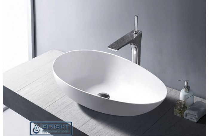 Abel Solid Surface Above Counter Basin