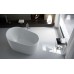 Otter Thin Edge Bathroom Oval Freestanding Acrylic BathTub 1400MM 