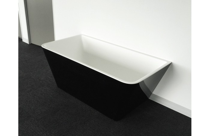 STARFISH BLACK BACK TO WALL Bathroom Square Freestanding Acrylic BathTub-1500MM&1700MM