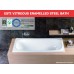 Marbletrend Quality ESTI Enamelled Steel Drop In Bathtub 1500MM