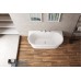 Navagio Provincial Style Back to Wall Free Standing Bath