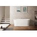 Navagio Provincial Style Back to Wall Free Standing Bath