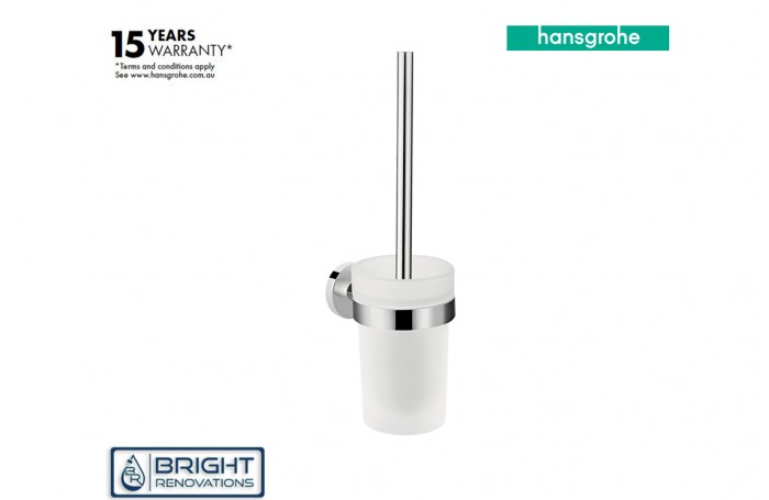 Hansgrohe Logis Universal Toilet Brush  With Tumbler Wall-mounted