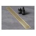 VIVO WATTLE Brushed Gold Shower Floor Channel Waste Grate Drain With Flanges