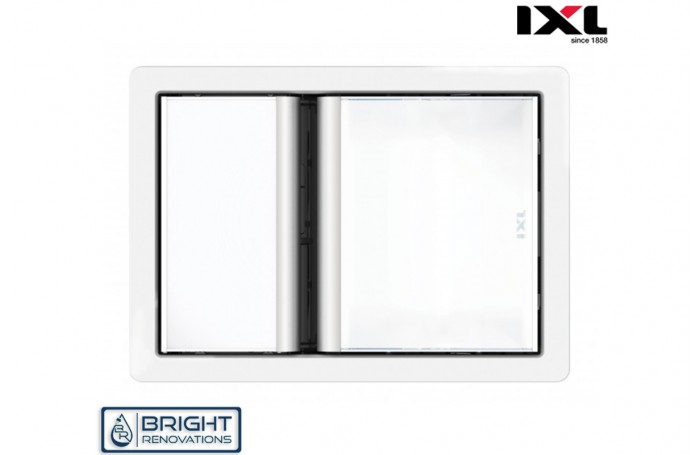 IXL Tastic Luminate Single 3 in 1 Bathroom Heater, Exhaust Fan & Light - White