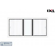IXL Tastic Luminate Dual 3 in 1 Bathroom Heater, Exhaust Fan & Light - White
