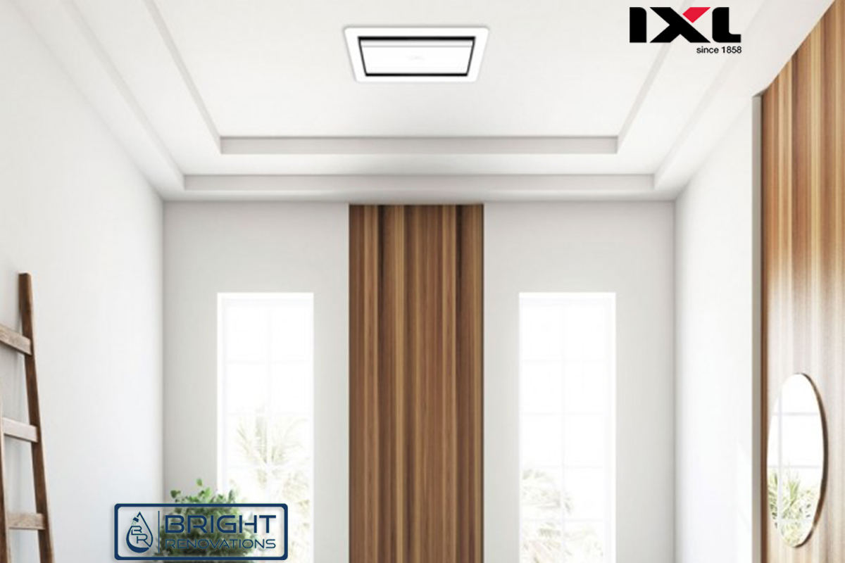 Ixl Tastic Luminate Vent And Light Bathroom Exhaust Fan And Light Silver