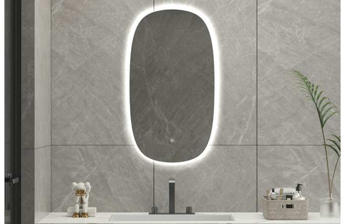 Sylinn Lucent Frameless LED Mirror Elegant 500x900mm