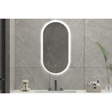 Sylinn Lucent Frameless LED Mirror Oval 450X900mm