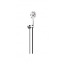 ECCO WELS Bathroom Round Hand Held Shower With Wall Fixing Holder Bracket