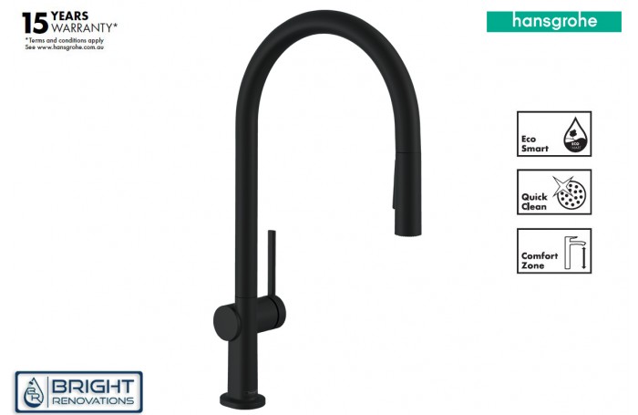 Hansgrohe Talis M54 Single lever kitchen mixer 210, pull-out spray, 1/2jet