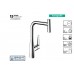 Hansgrohe Talis Select M51 Single Lever Kitchen Mixer 300,  Pull-out Spout, 1jet