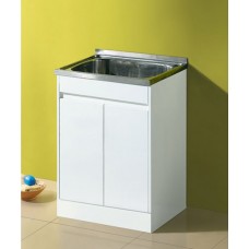 Modern Designer 2 Pack Polyurethane PVC Cabinet Laundry Sink Tub 35L