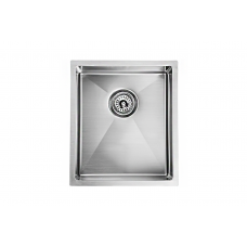 Cube Square Round Corner Undermount/DropIn HandMade Kitchen Sink Single Bowl 340