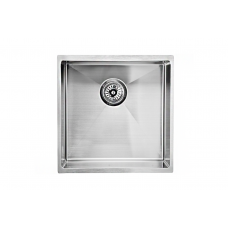Cube Square Round Corner Undermount/DropIn HandMade Kitchen Sink Single Bowl 450