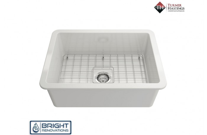 Turner Hastings Cuisine 68 x 48 Inset / Undermount Fine Fireclay Laundry Sink