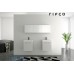 Rifco Overlay Sleek Short Mirror Shaving Cabinet (400mm Height)