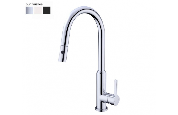 PEARL PULL OUT SINK MIXER WITH VEGIE SPRAY