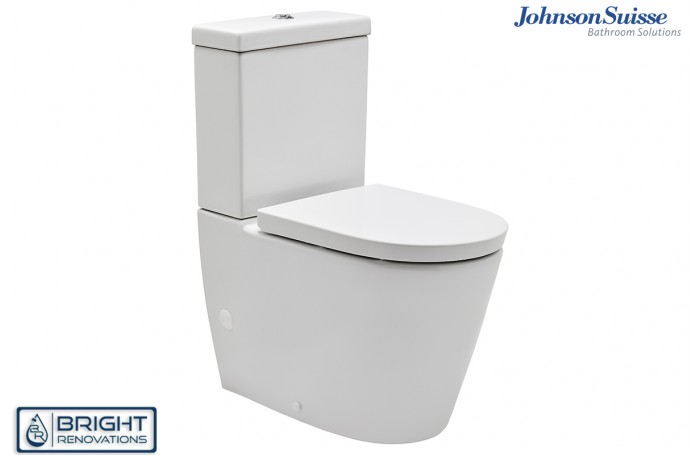 Johnson Suisse Venezia Back To Wall Rimless Ambulant Toilet Suite