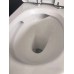 Flinders Rimless Short Project Ceramic Wall Faced Toilet, COMPACT 610mm Reach