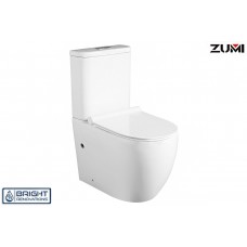 Zumi Donna Short Projection Compact Wall Faced Rimless Toilet Suite