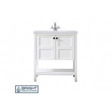 Hampton Style Floor Standing Cabinet  With Shelf