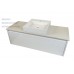 VITA Bathroom White Single Drawer Wall Hung Vanity Hidden Handle 1200X460X400