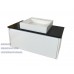  Bench Top: Stone Bench Top Black Glaxy With Above Counter Basin