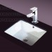 Bathroom Vanity Bench Top Square Undermount  Ceramic Basin 8666