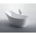 FLAMINGO Thin Edge Bathroom Freestanding Acrylic Slim Modern BathTub 1700MM