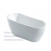INGOT Thin Edge Bathroom Freestanding Acrylic Slim BathTub 1700MM