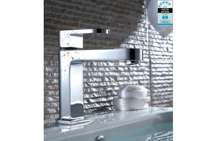 Designer ECCO Oval Bathroom WELS Basin Flick Mixer Tap Faucet