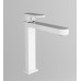 ECCO WHITE & CHROME Oval Bathroom WELS Tall High Basin Flick Mixer Tap Faucet