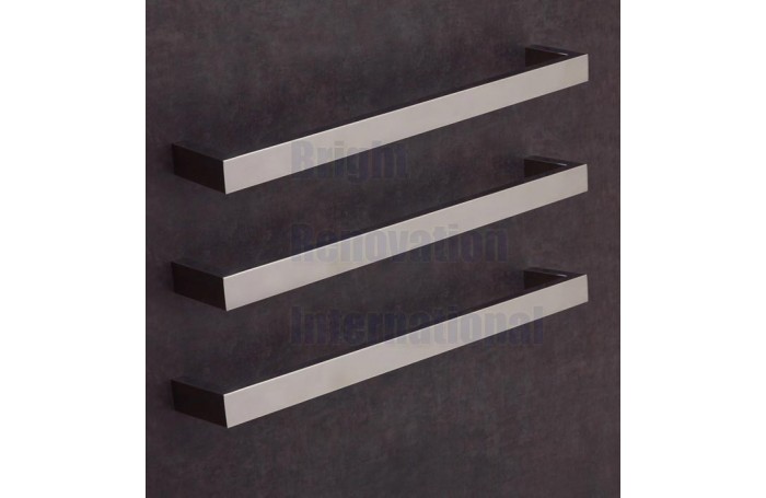 Heated Towel Rail Ladder Rack SQUARE 632mm Individual Freestanding 3 Bars