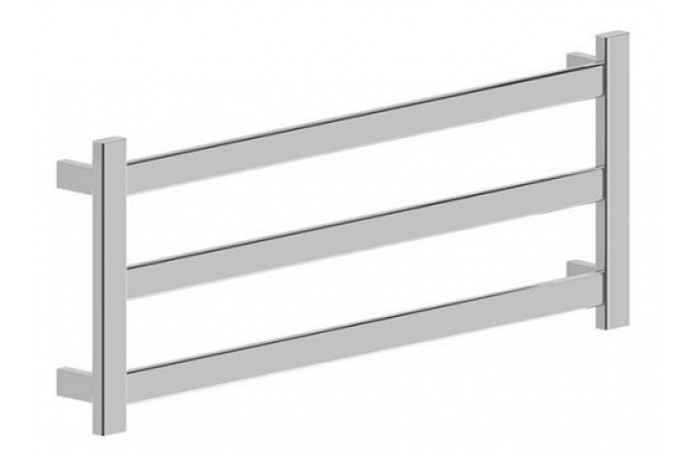 3 BARS SQUARE SLIM FLAT Heated Towel Rail Ladder Rack 880mm X 400mm