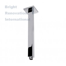 SQUARE Ceiling Solid Brass Chrome Shower Arm 