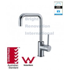 New WELS Round Cylinder Arch Bathroom Basin Kitchen Sink Flick Mixer Tap Faucet