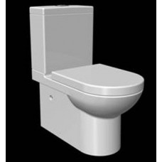 ZE006 Full Ceramic Wall Faced Toilet Suite Soft Close Seat S or P Trap