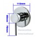 Brand New Round Cylinder WELS Bathroom Shower Bath Wall Flick Mixer Tap Faucet