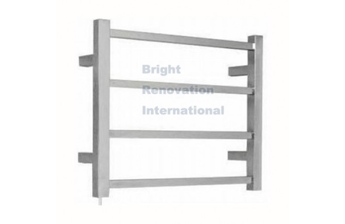 Heated Towel Rail Ladder Rack Square 4 Bars 450mmx550mm